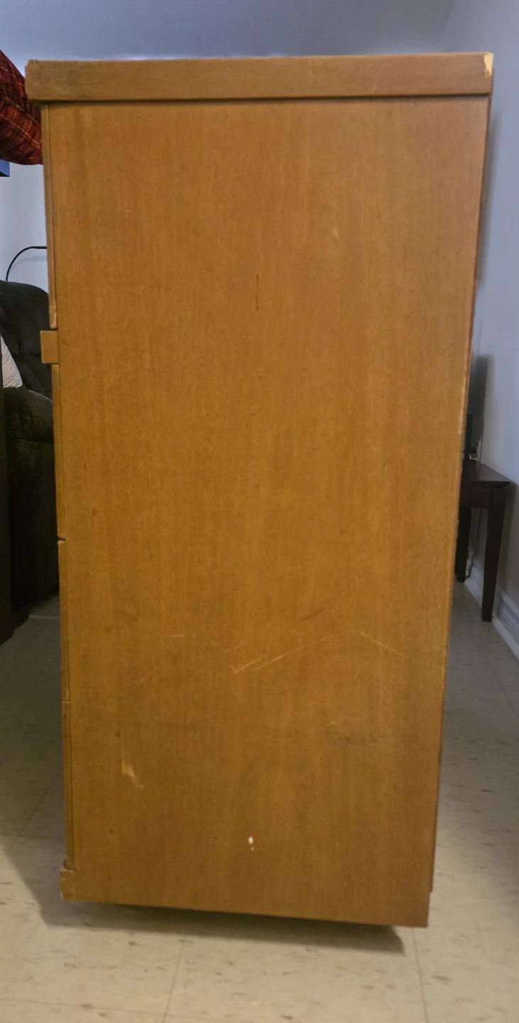 Vintage Mid-Century – Unique Wooden Tallboy Dresser - photo 2