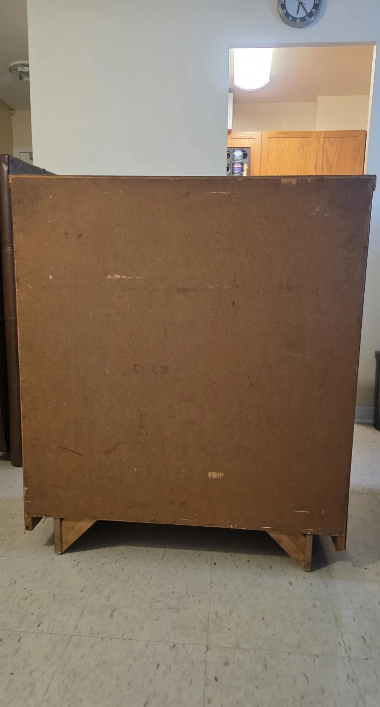 Vintage Mid-Century – Unique Wooden Tallboy Dresser - photo 4