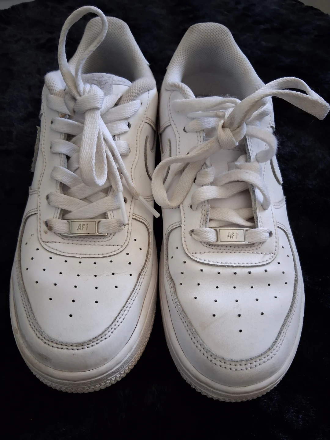 Nike Air Force 1 White Sneakers - photo 2