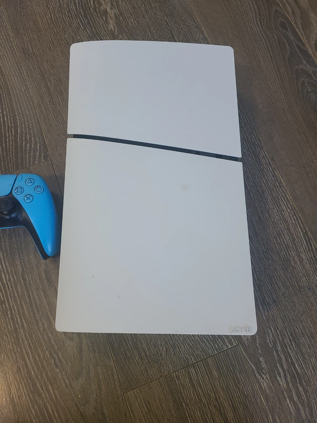 Sony PlayStation 5 Console with Blue Controller - photo 2