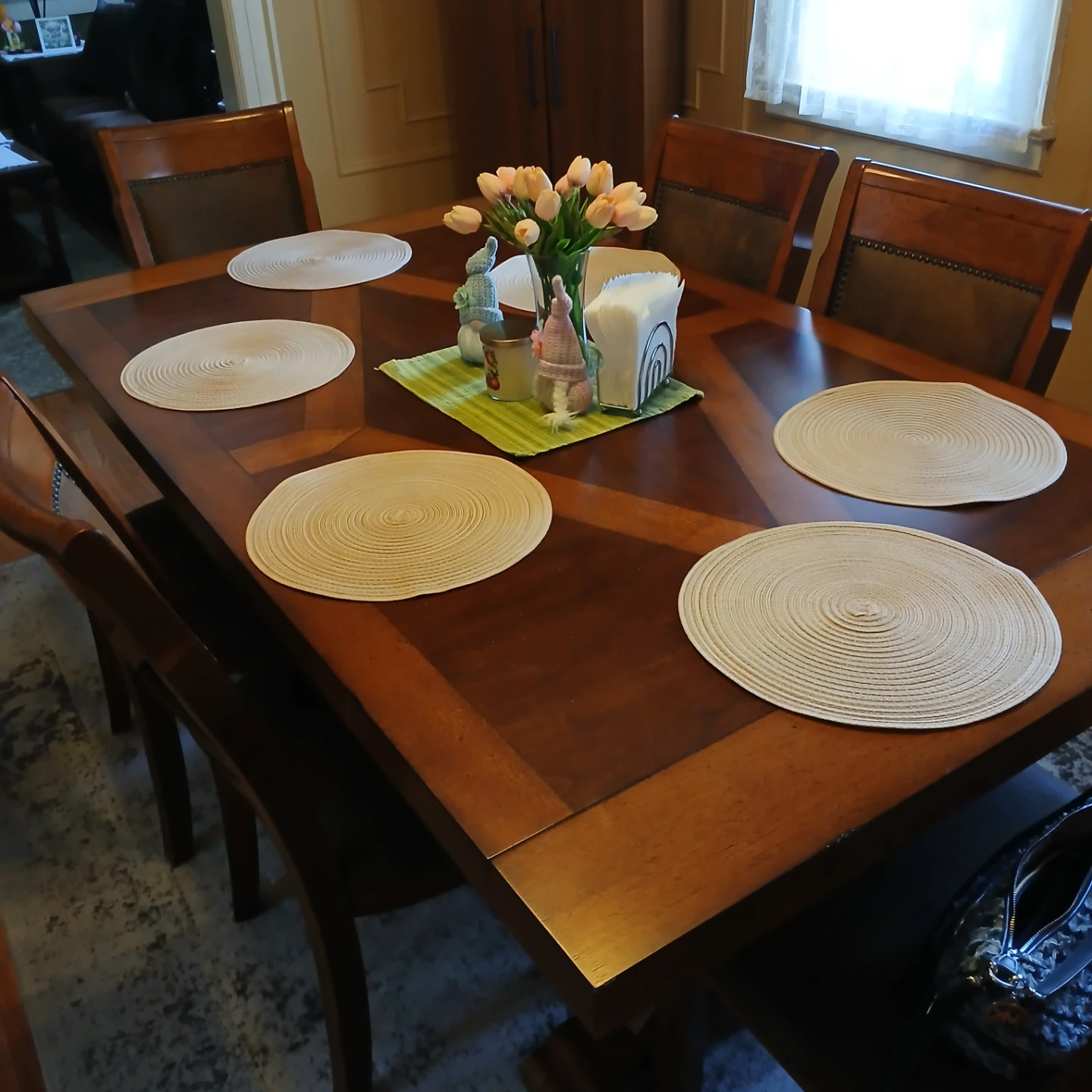 Wooden Dining Table with Chairs - photo 3