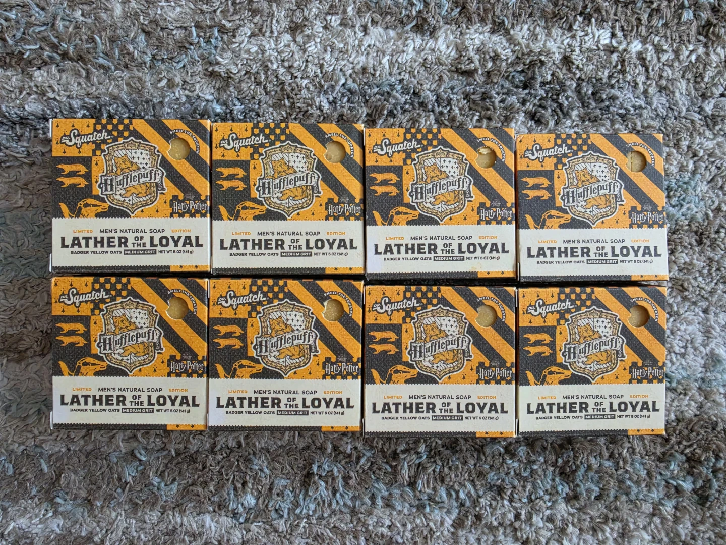8 × Dr Squatch Limited Edition Soap Lather Of The Loyal 5 oz