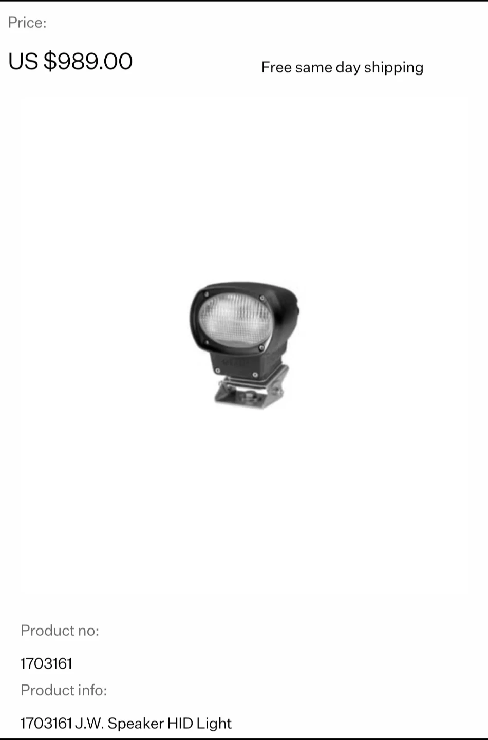 Speaker Xenon HID Lights (Pair) - photo 4