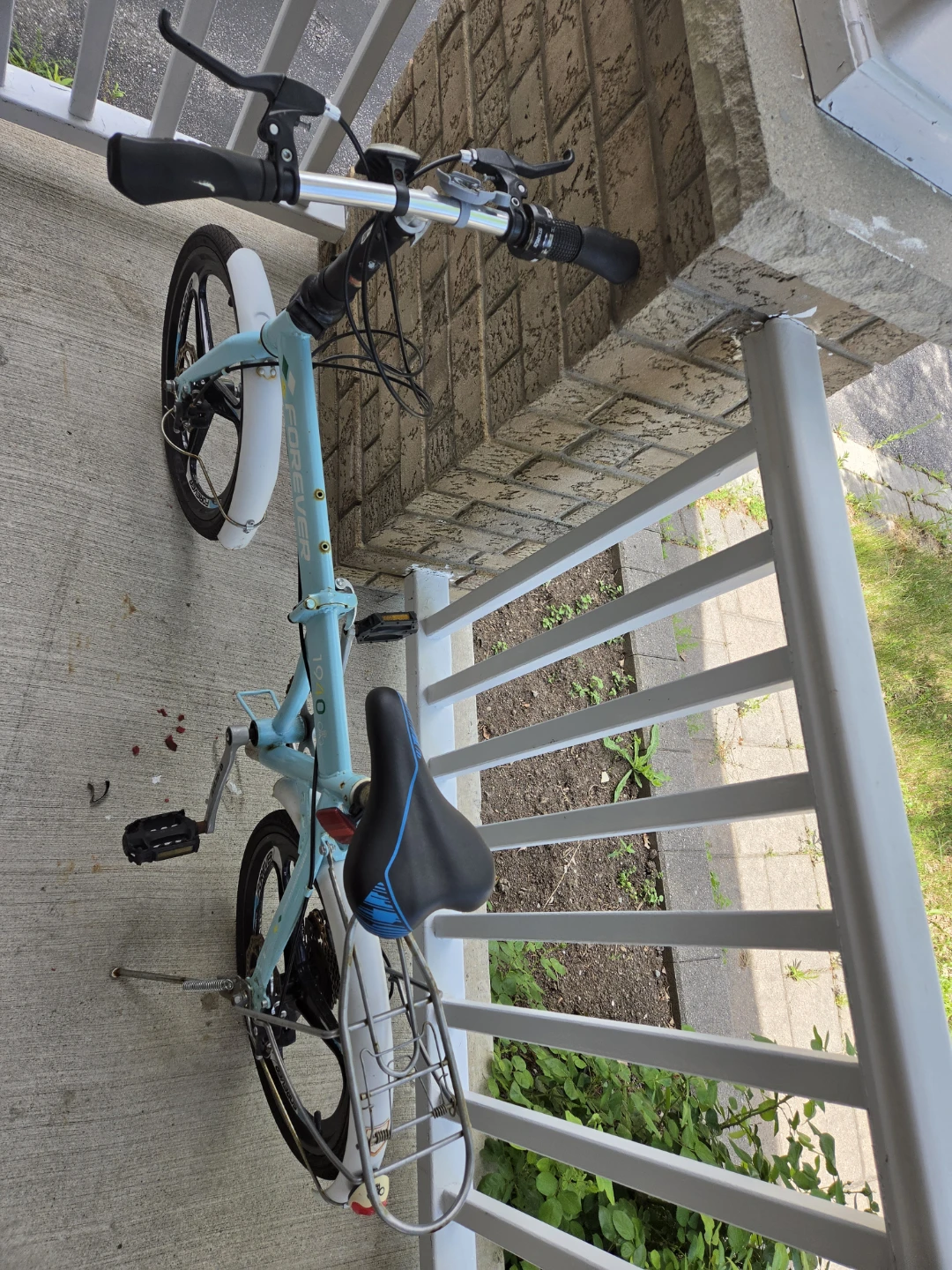 Light Blue Folding Bike - photo 3