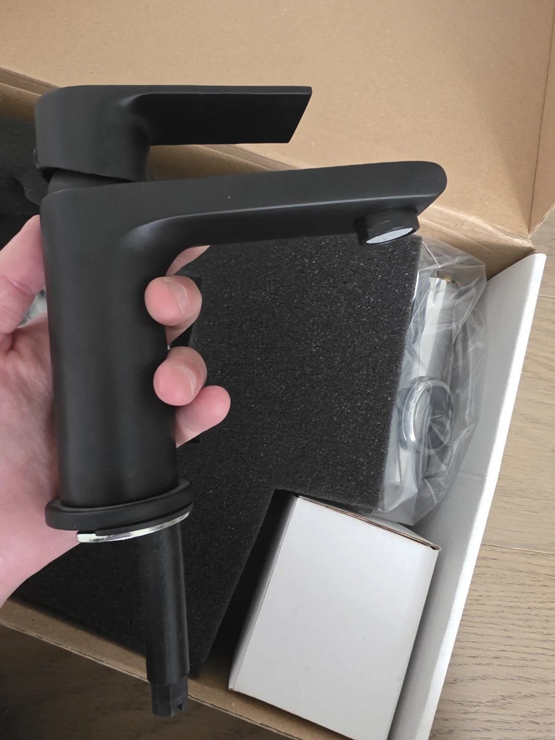 AQUADesign Titan Matte Black Single Hole Faucet 4645-MB - photo 4