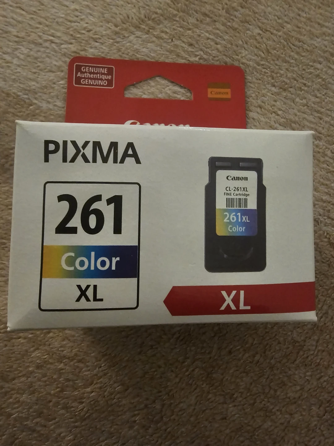 Canon PIXMA 261XL Color & 245XL Black Ink Cartridges