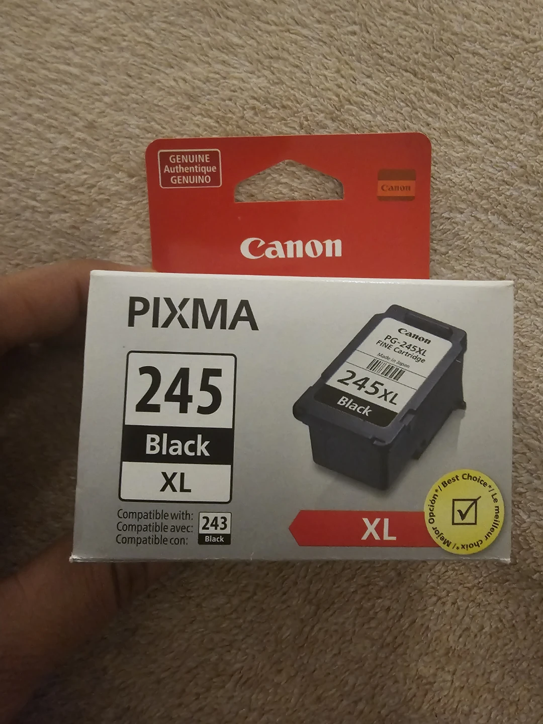 Canon PIXMA 261XL Color & 245XL Black Ink Cartridges - photo 3