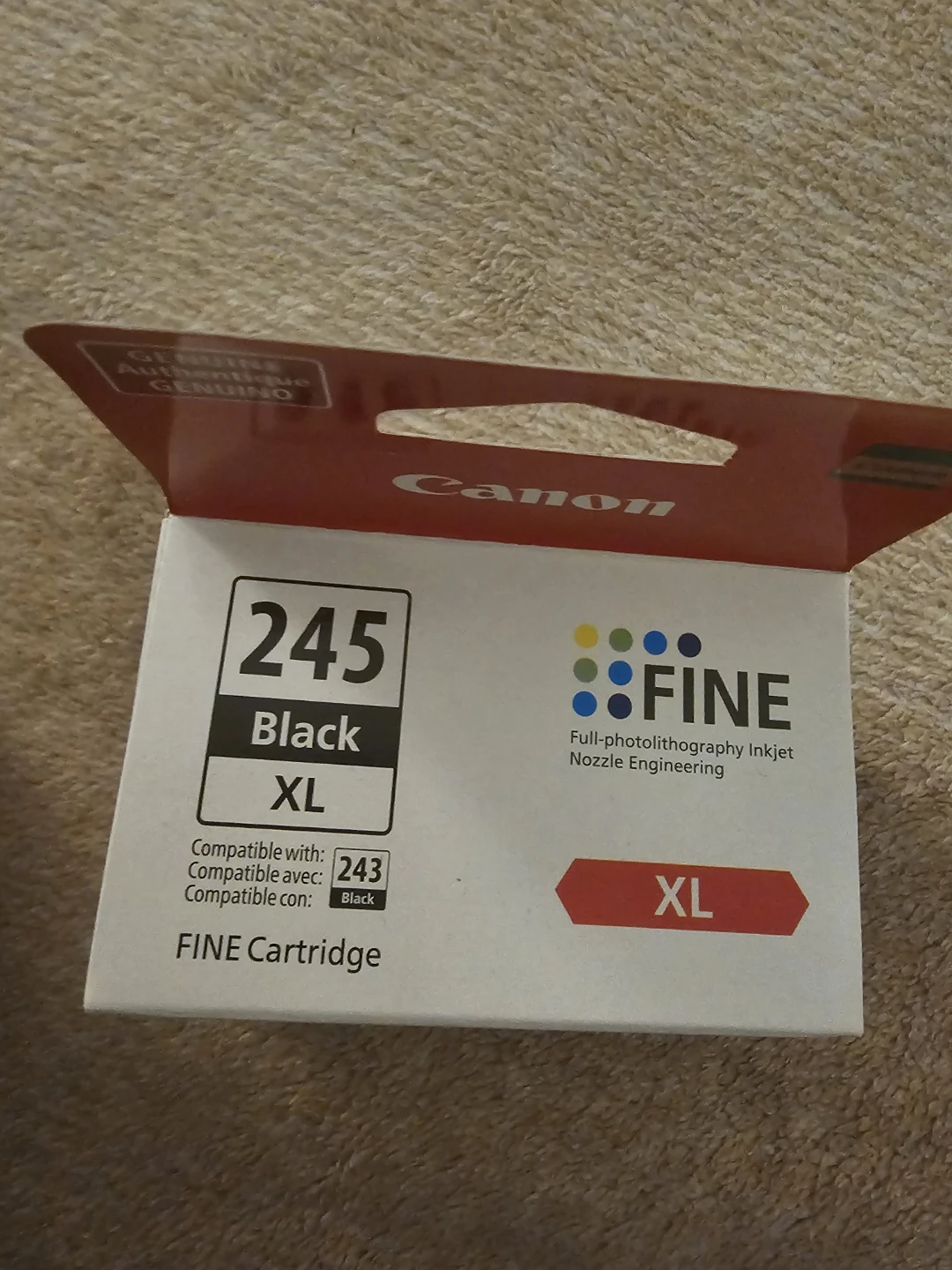 Canon PIXMA 261XL Color & 245XL Black Ink Cartridges - photo 4