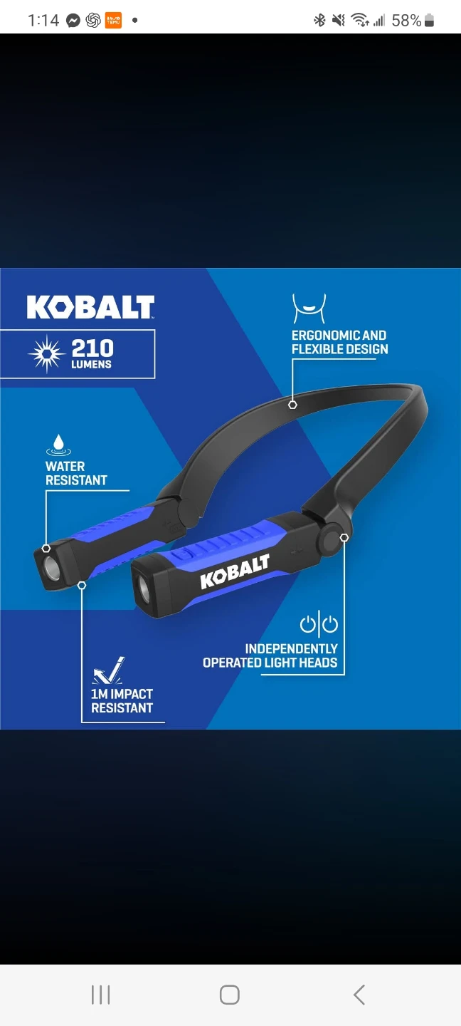 Kobalt XTR 24V MAX Hammer Drill/Driver Kit - photo 3
