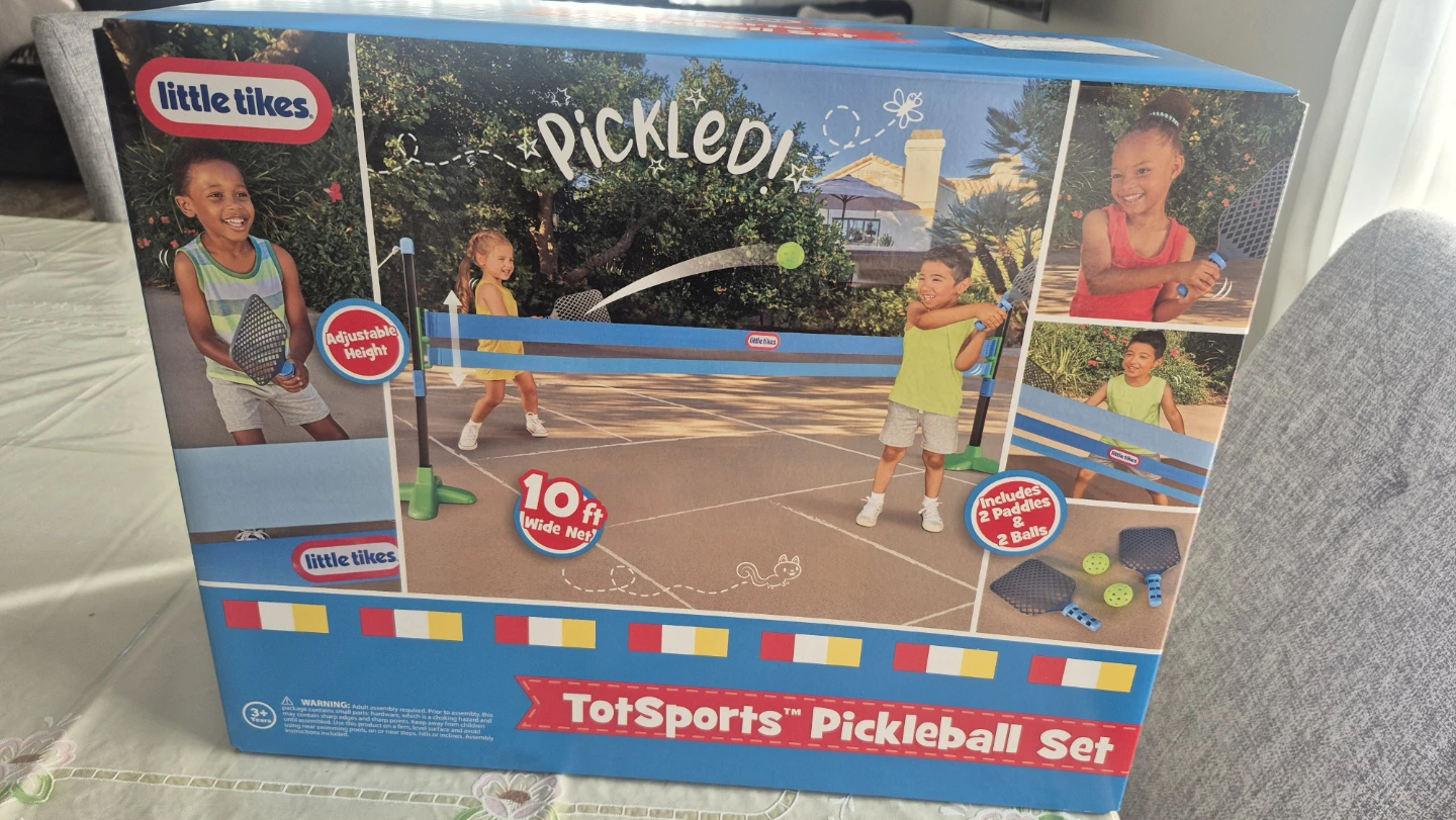 Little Tikes TotSports Pickleball Set NEW Sealed