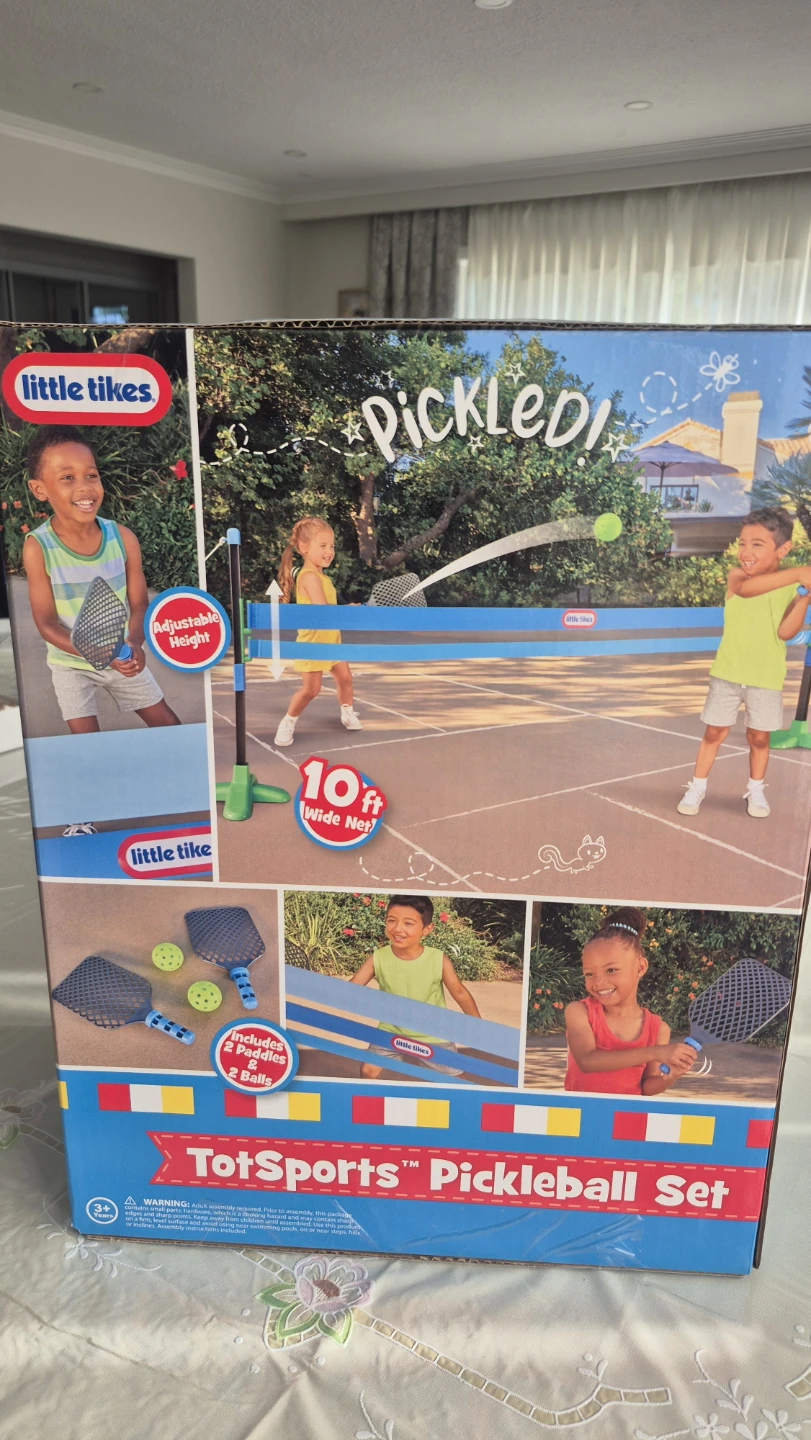 Little Tikes TotSports Pickleball Set NEW Sealed - photo 2