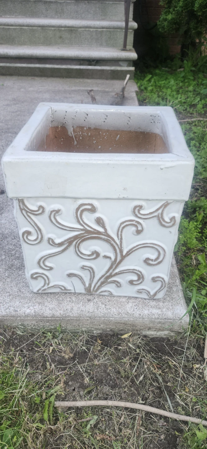 Square Decorative Planter Pot - photo 2