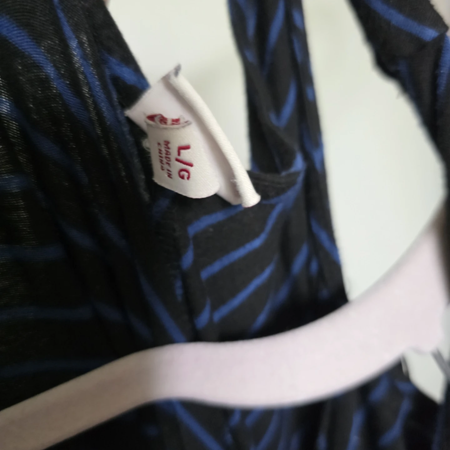 ⚽blue striped maxi dress L - photo 2