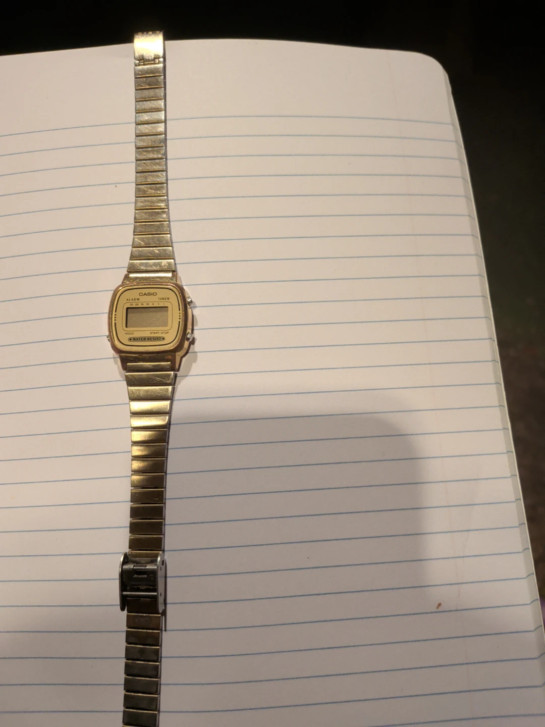 Casio Vintage Gold Tone Watch