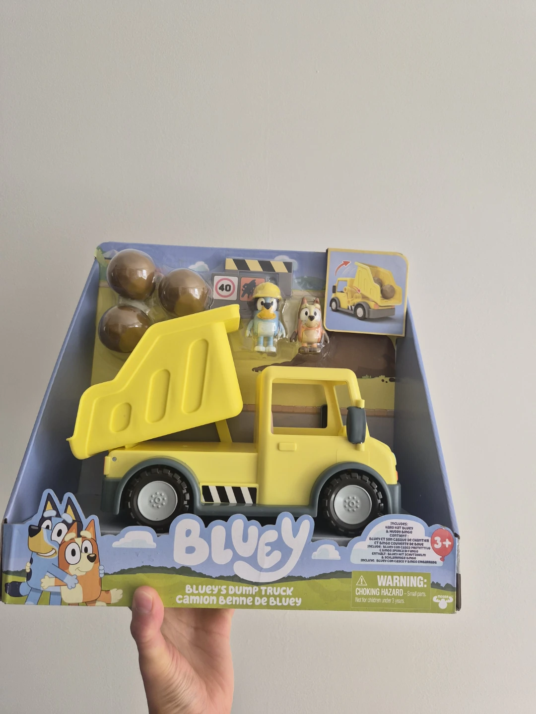 BNIB Bluey's Dump Truck Toy