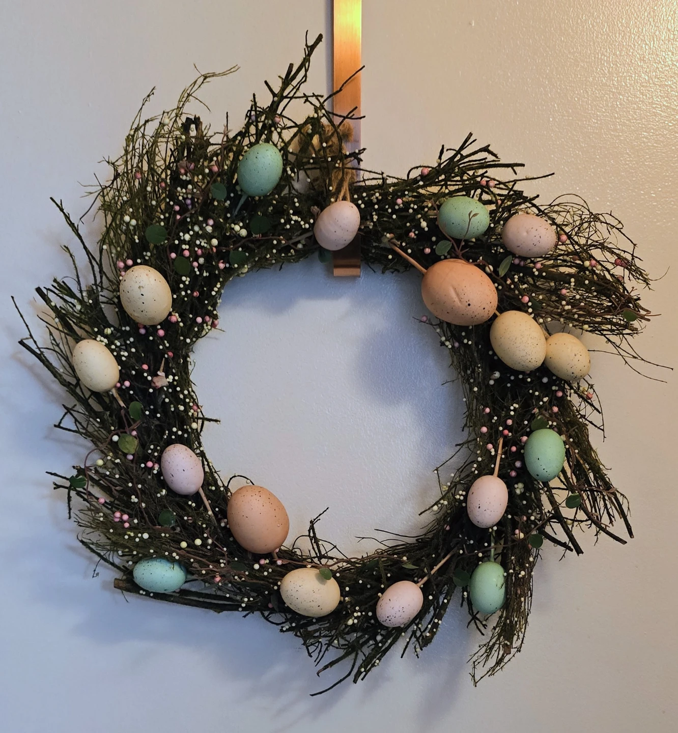 Rustic Spring Egg Wreath