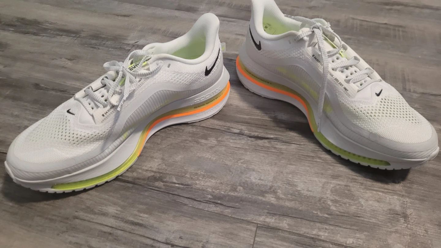 Nike Air Zoom Pegasus Running Shoes White/Black - photo 4