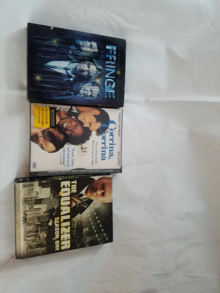 The Equalizer Season One, Fringe, and Corrina, Corrina DVDs