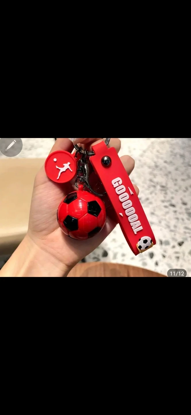 Soccer Ball Keychain - GOOOOAL