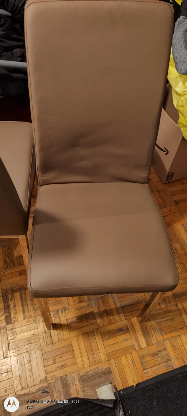 ⚽FREE Modern Taupe Dining Chairs (Set of 2 - photo 3