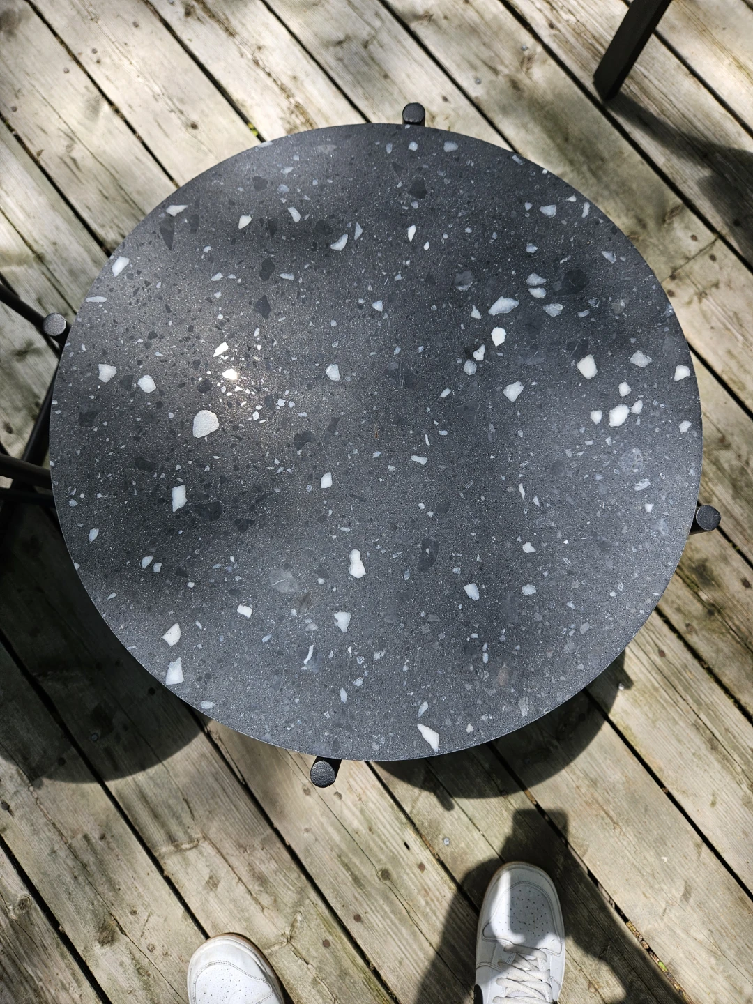 16" Round Terrazzo Side Tables. Heavy! - photo 3
