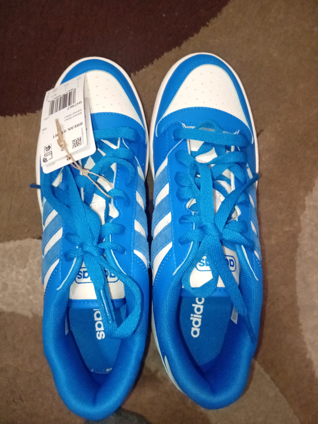 Adidas Breaknet White Blue Sneakers