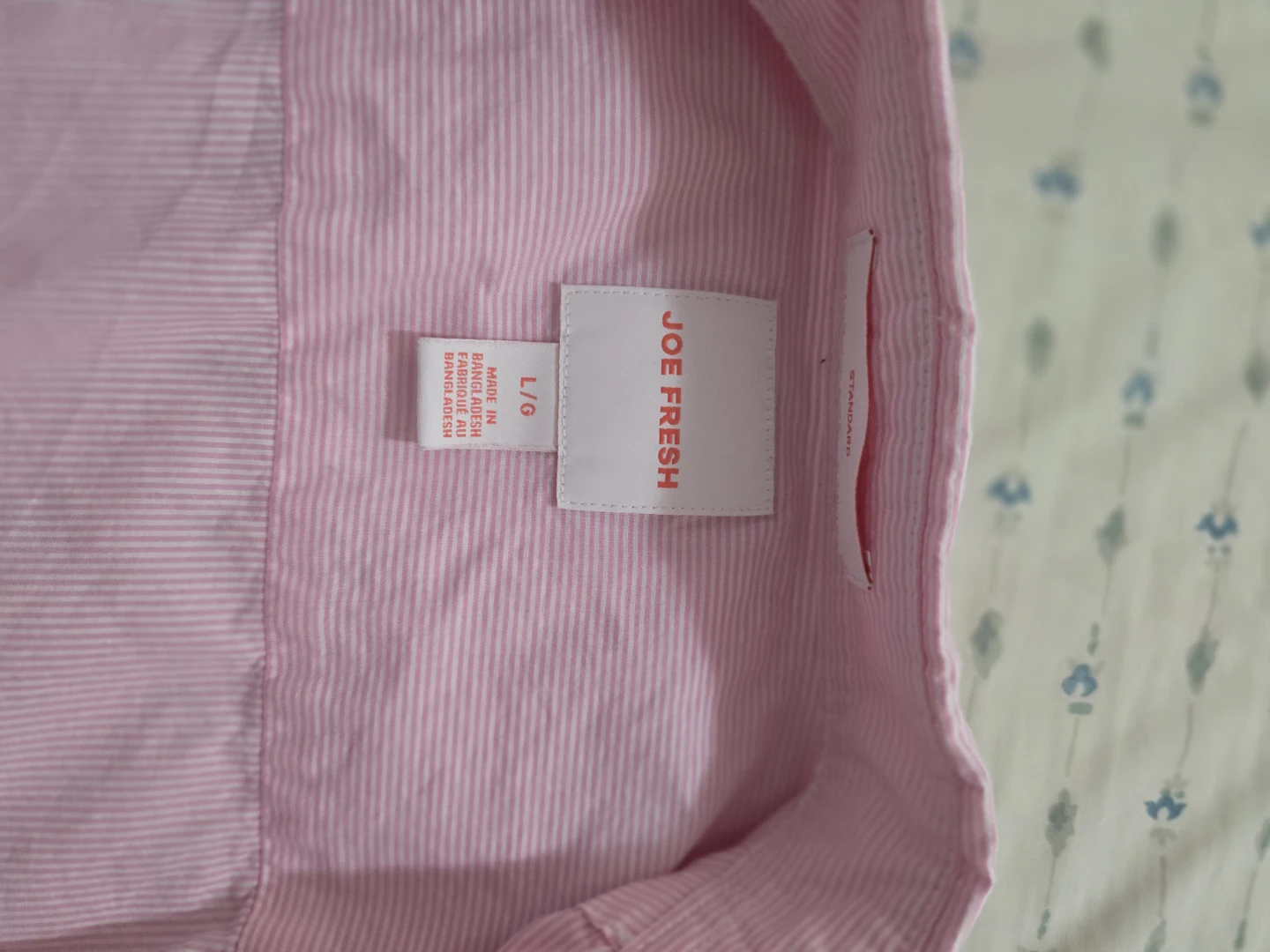 Joe Fresh Pink Striped Button-Up Shirt - photo 2