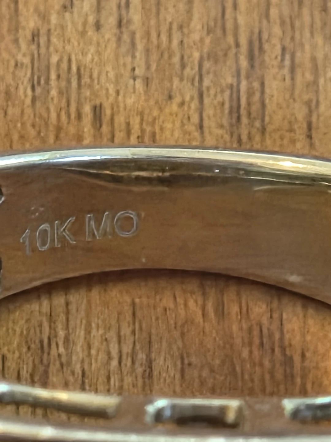 10K Gold Ring with 1.5 natural diamonds