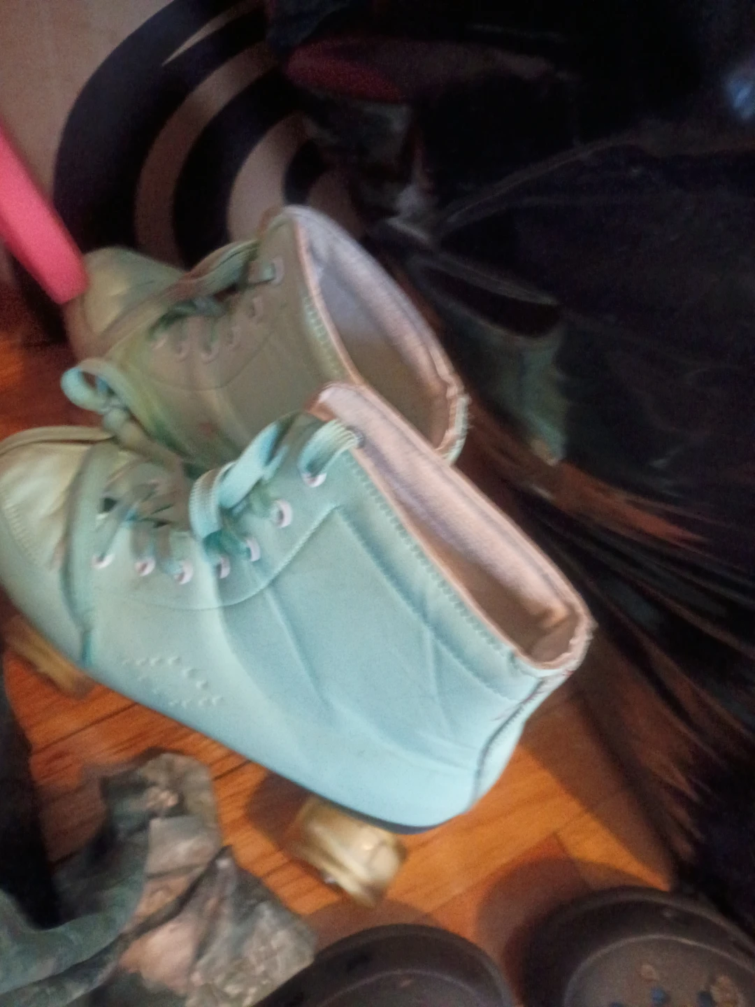 Light Blue Canvas Sneakers
