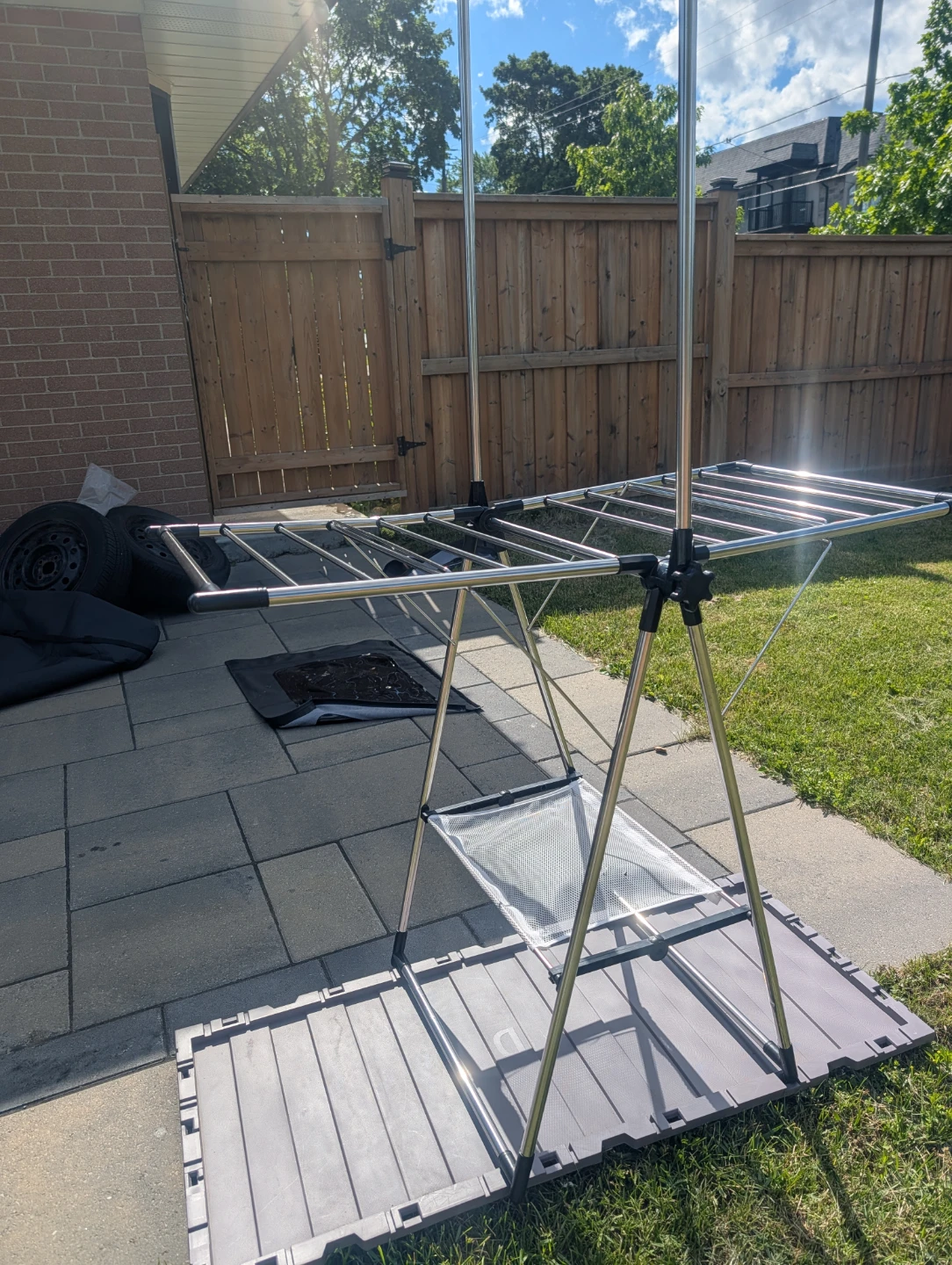 Collapsible Clothes Drying Rack