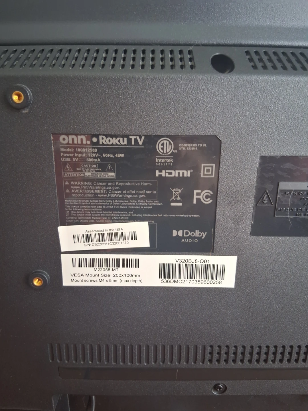 onn. Roku TV 32 Inch - photo 2