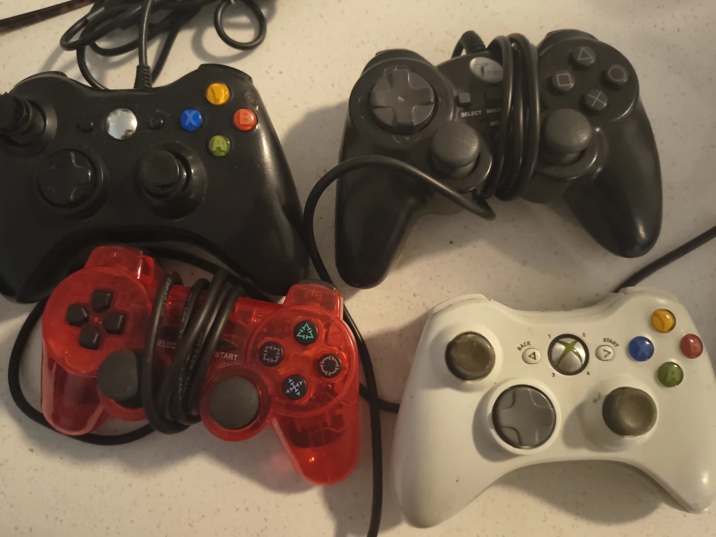 Xbox 360 and PS3 Controllers