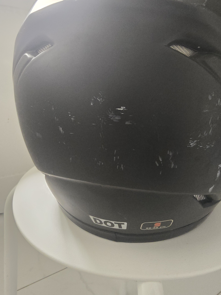 Black Motorcycle Helmet - photo 4