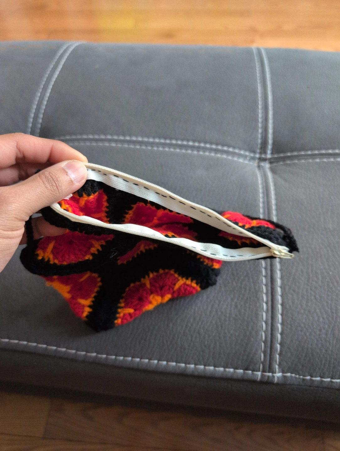 Handmade Crochet Coin Purse Pouch - photo 2