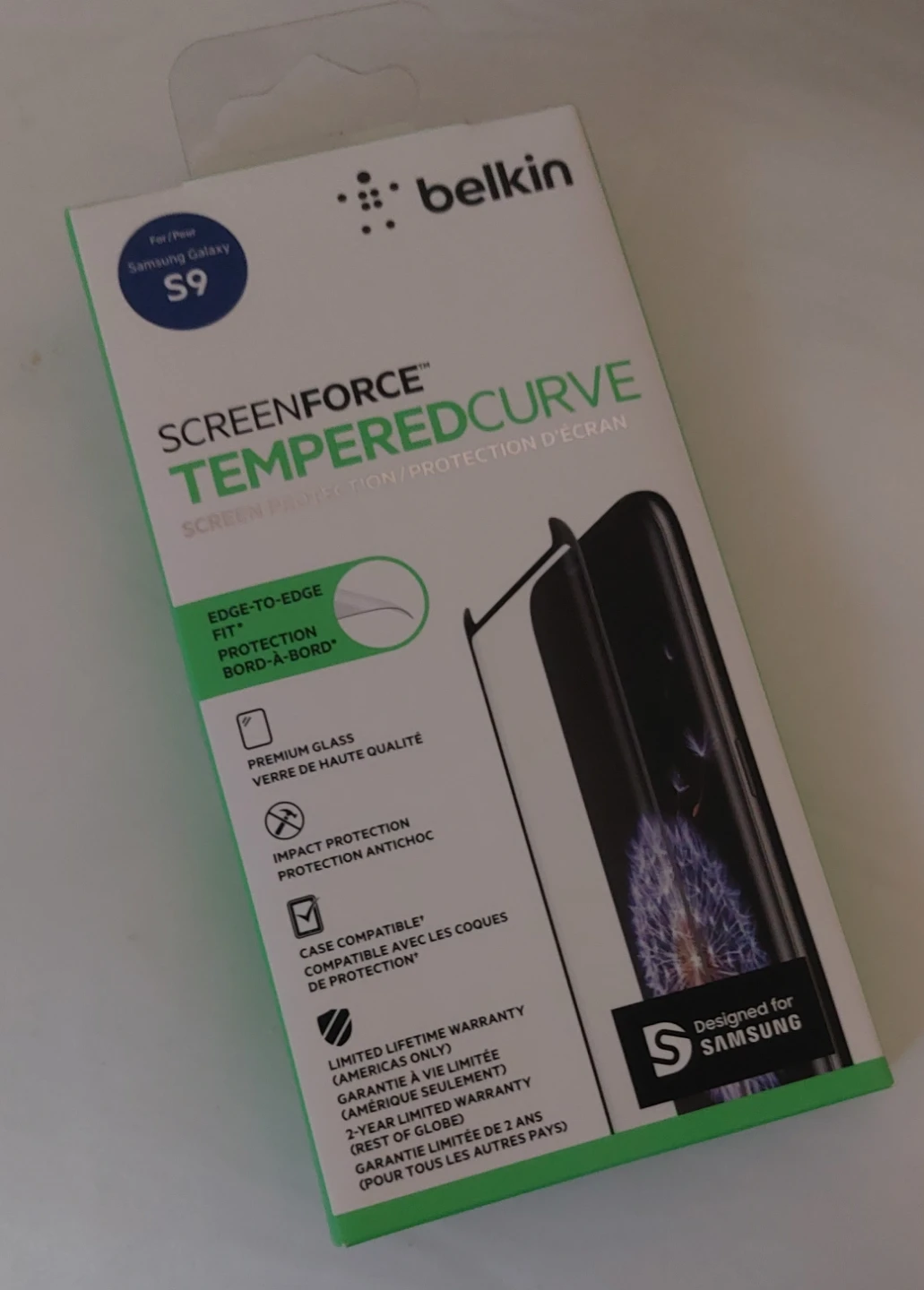 BELKINS  Screen Protector Samsung Galaxy S9
