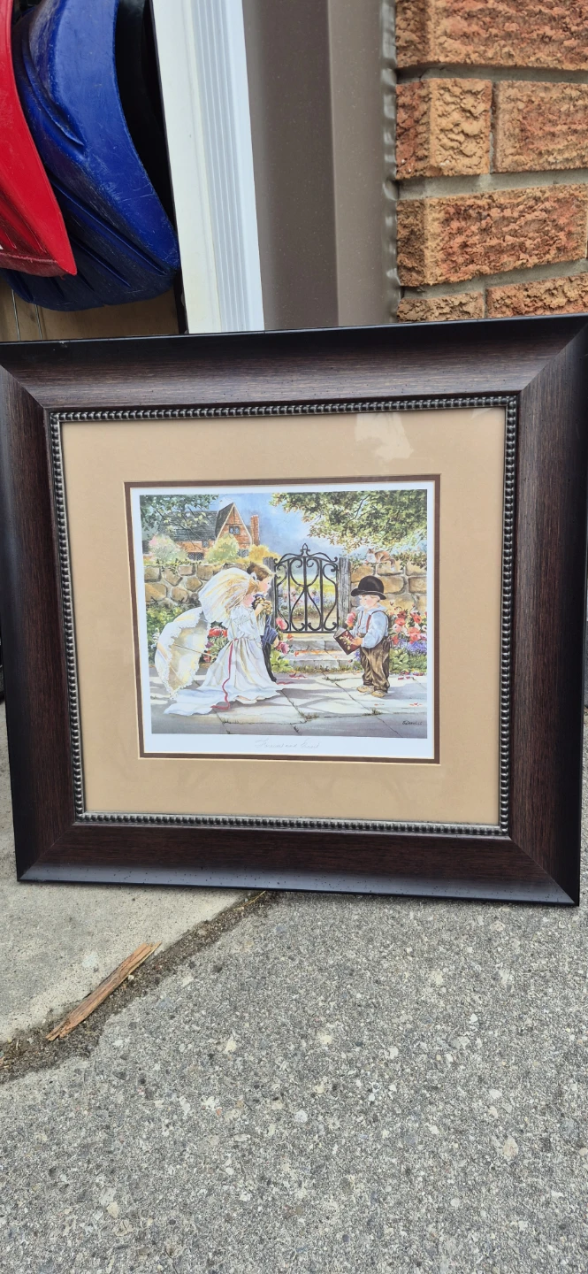 Framed Art Print "Friends and Gentle"
