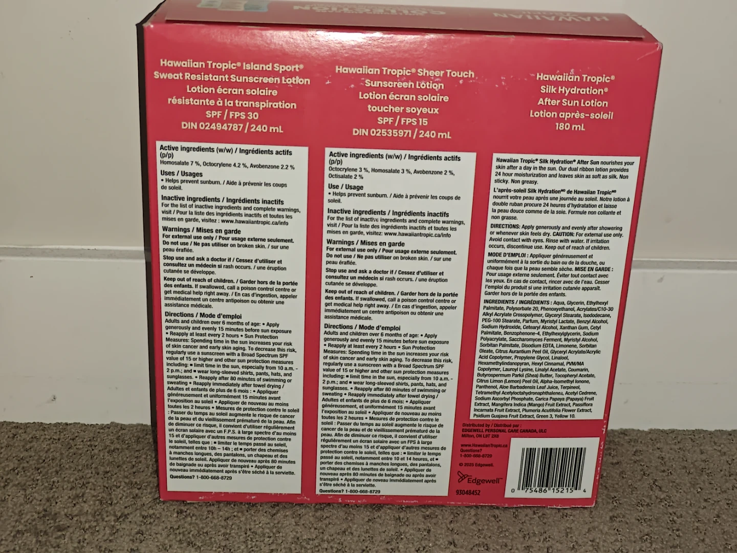 NEW Hawaiian Tropic Sun Care Collection Set - Sunscreen Lotion - photo 3