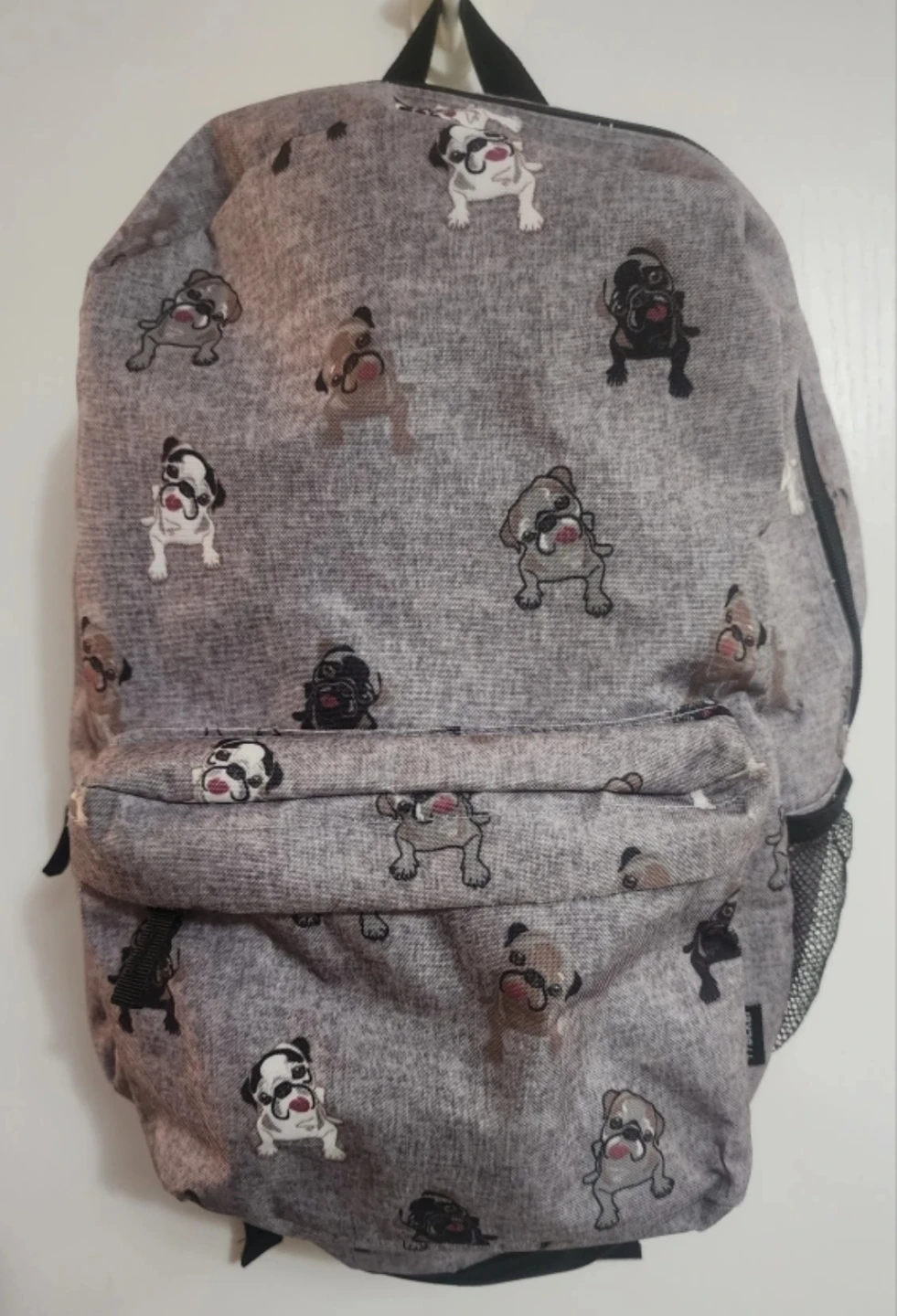 Tracker Pug Print Backpack
