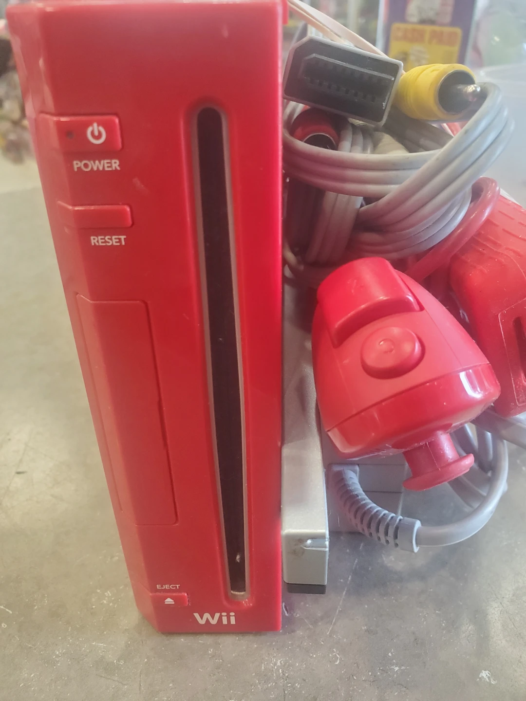 Red Nintendo Wii Console with Accessories - photo 3