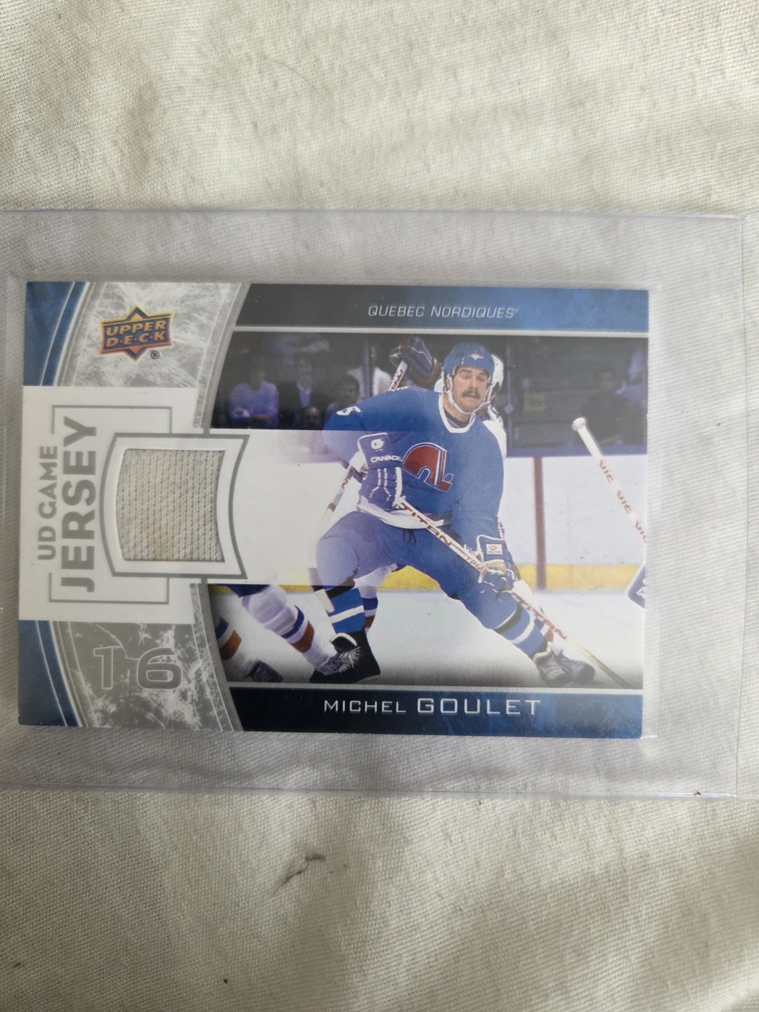 Upper Deck Michel Goulet 2013-14 UD Game Jersey Hockey Card