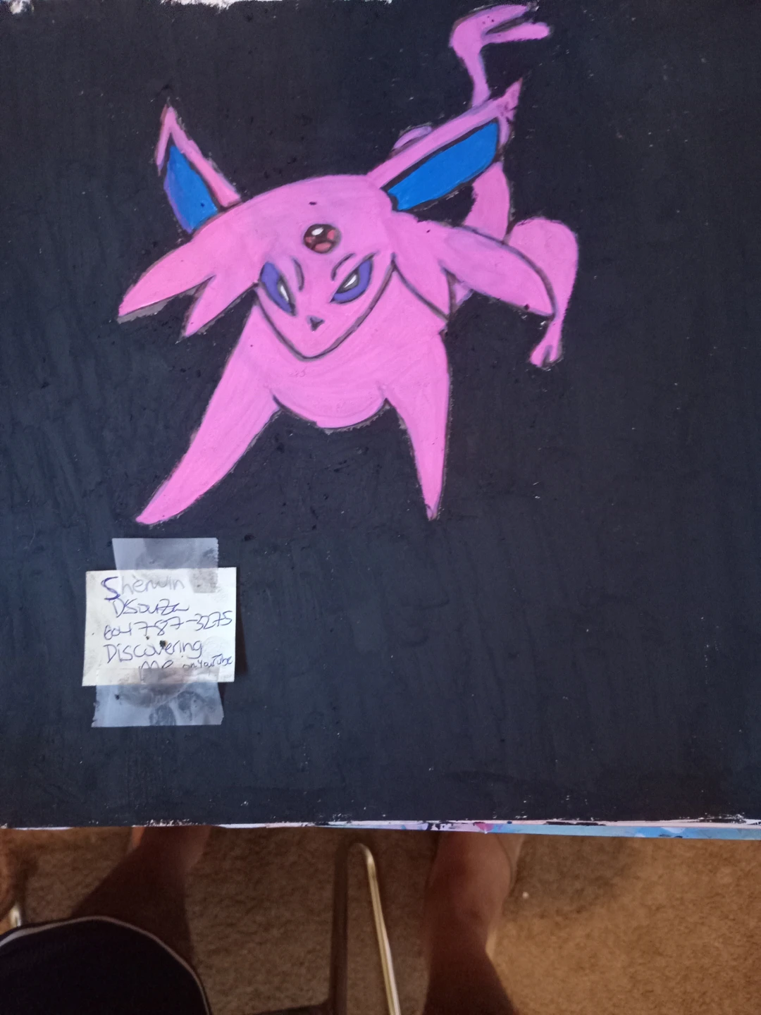 POKEMON DRAWING BY CUSTOM ARTIST SHERWIN - photo 3