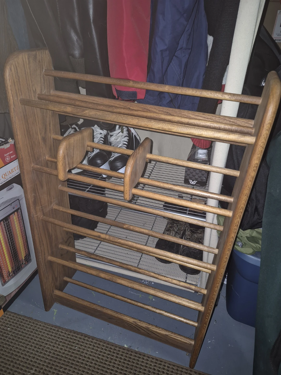 Oak CD or Movie Rack