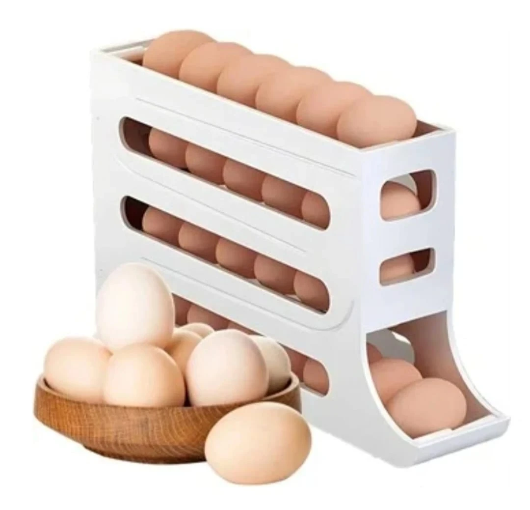 White Egg Dispenser Holder