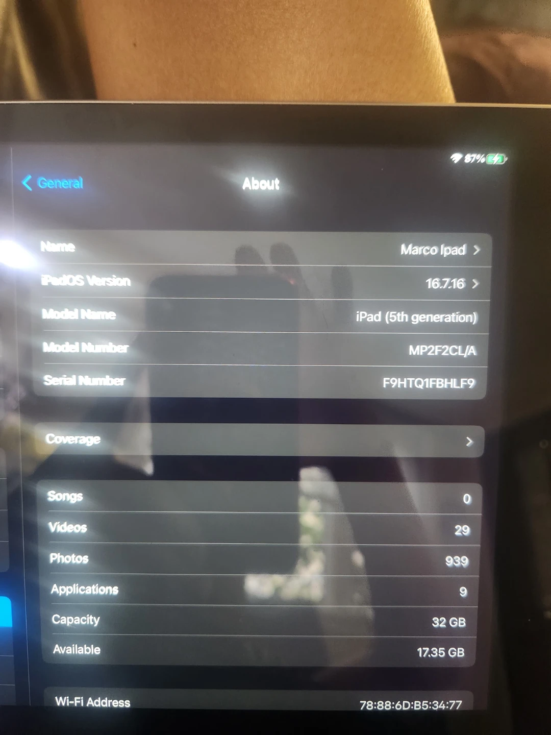 Ipad 5th gen , 32gb - photo 2
