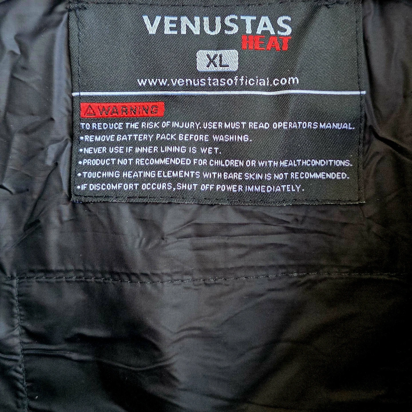 Brand New VENUSTAS Heated Down Jacket (M61) - Size XL - photo 4