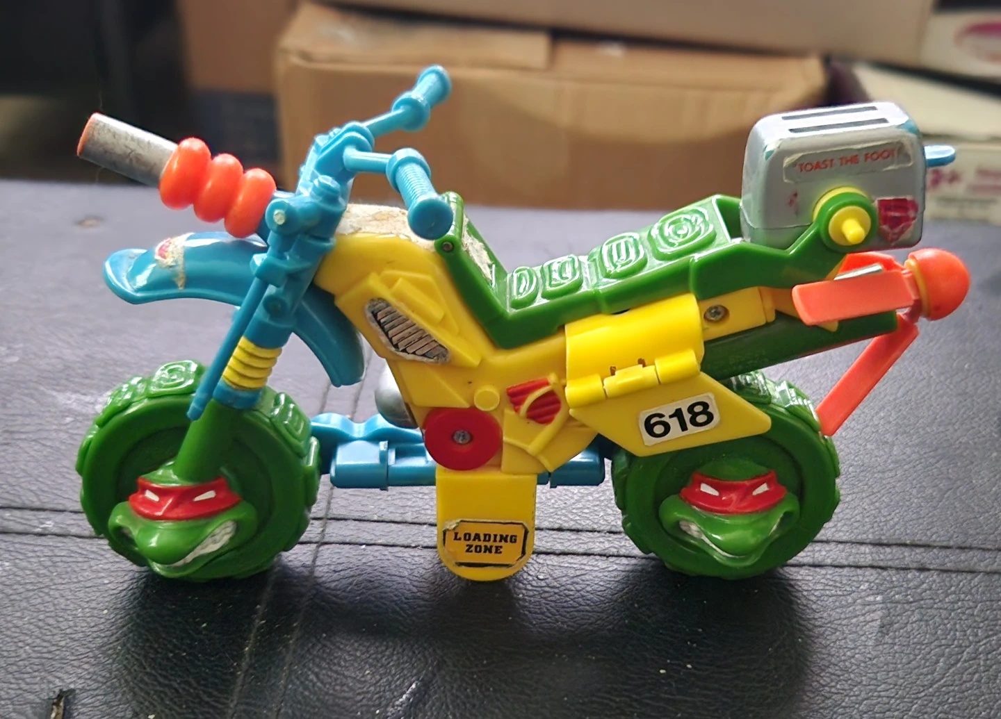 Vintage 1992 TMNT Muta-Bike Vehicle ⚽️