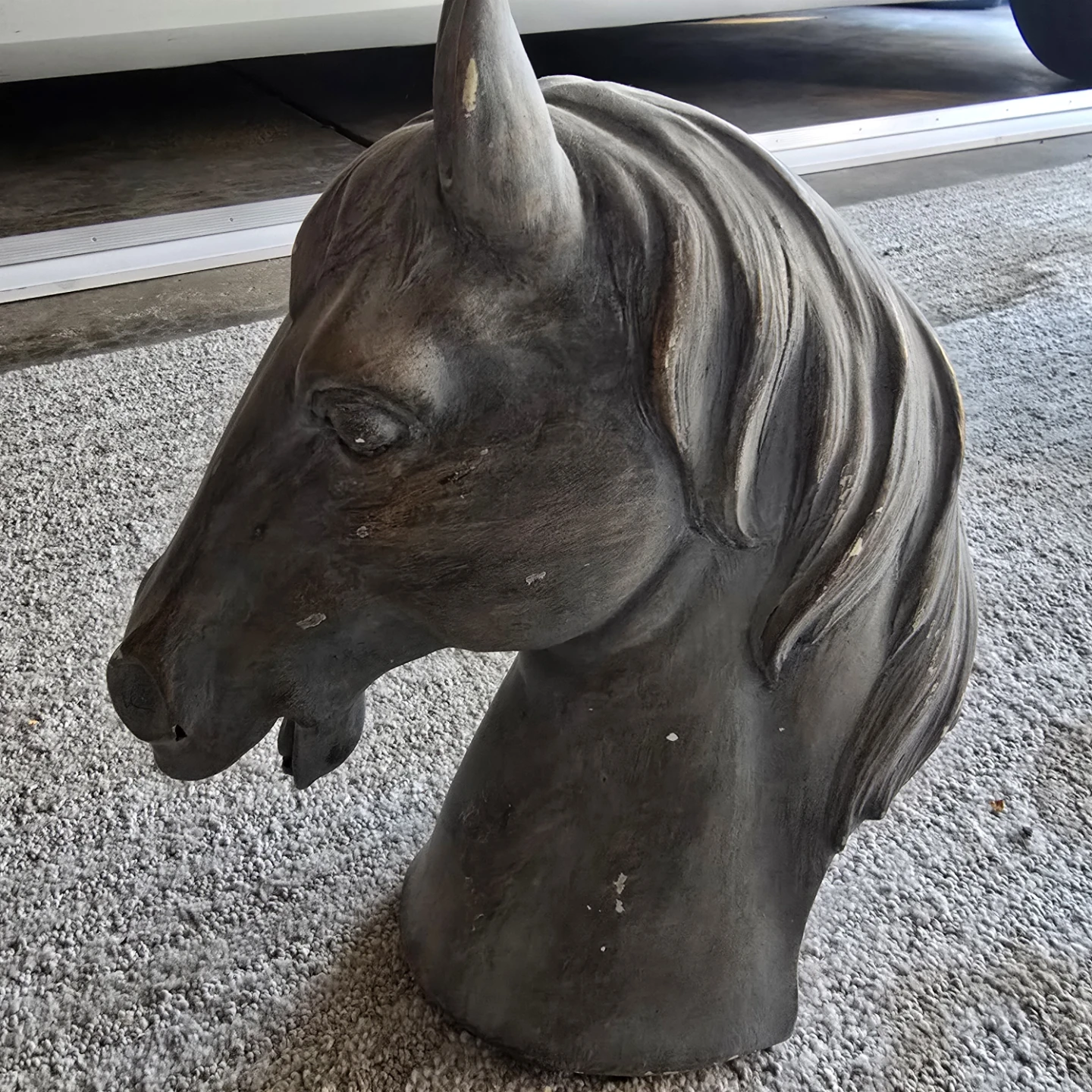 Vintage Horse Head Statue - photo 2