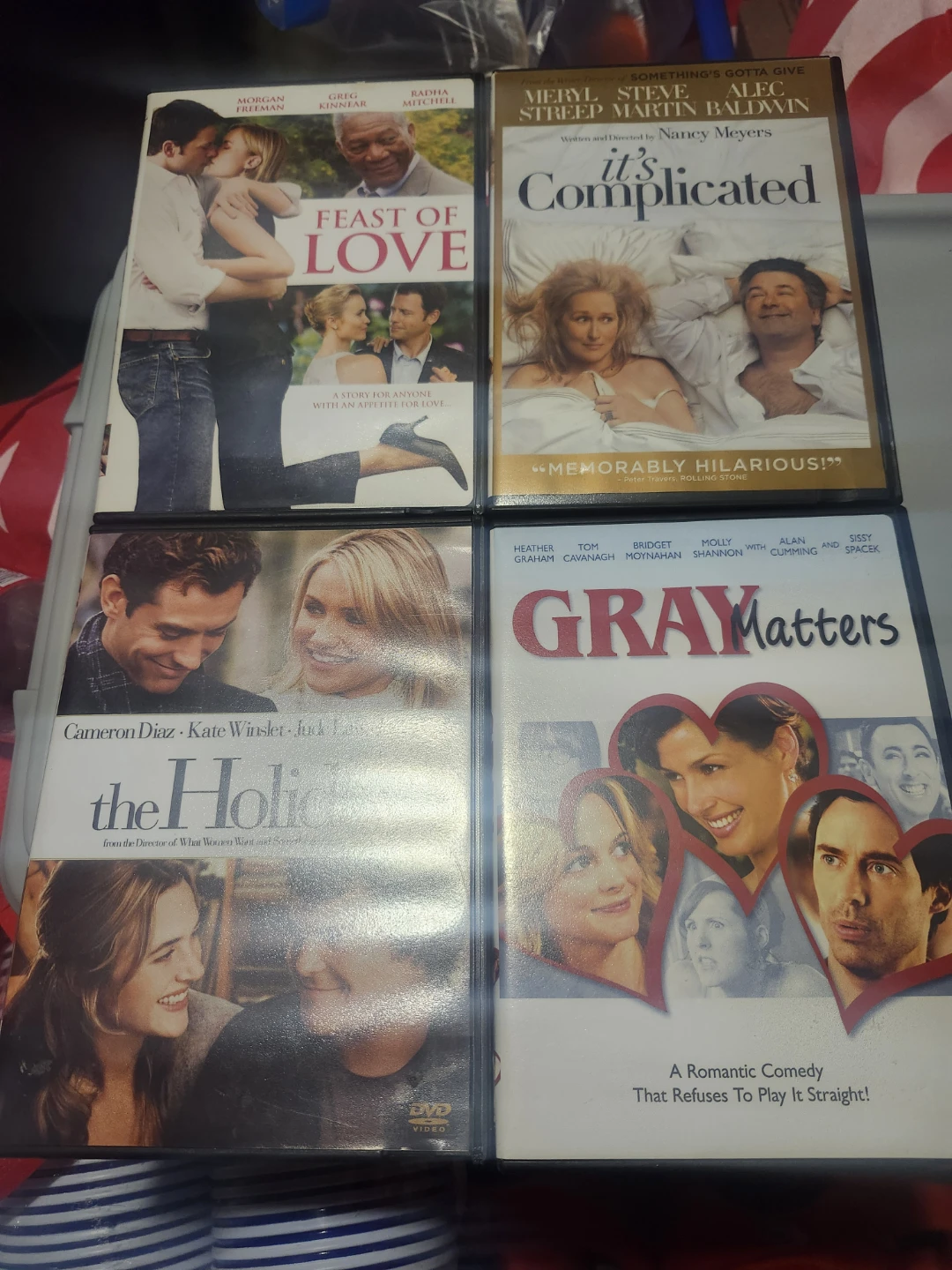 Lot of 4 Romantic Comedy DVDs
