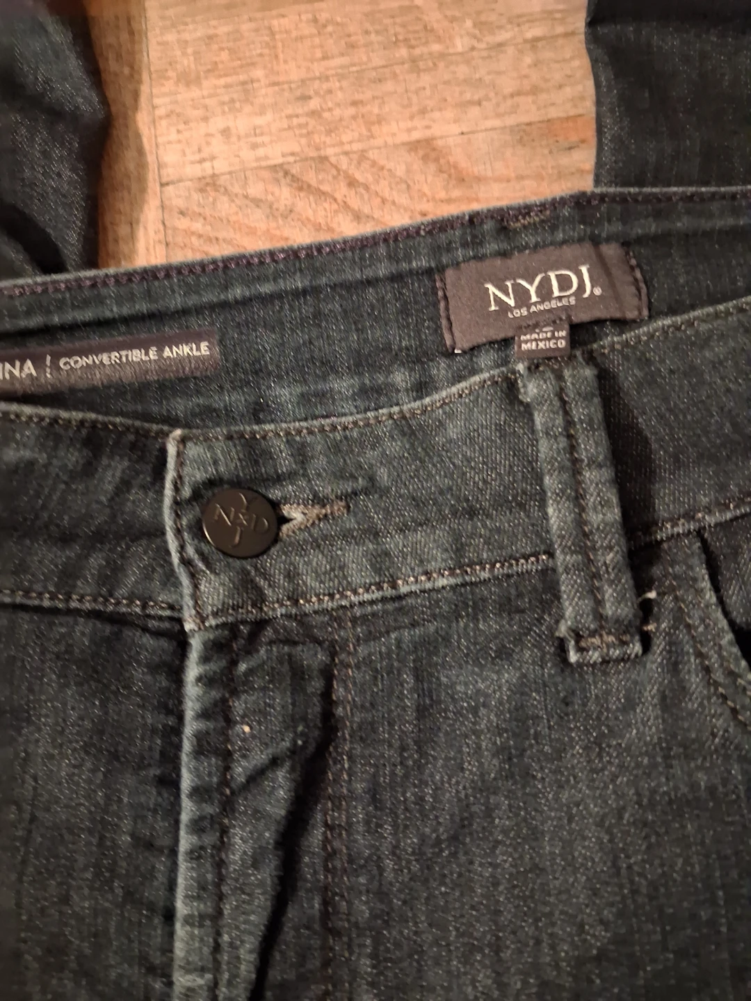 NYDJ Alina Convertible Ankle Jeans Size 10 - photo 4