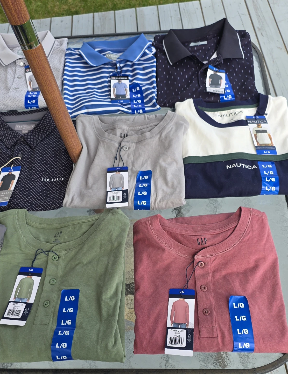 Assorted Men's Clothes: Pants, Shorts, Polos Long Sleeve Shirts - photo 3